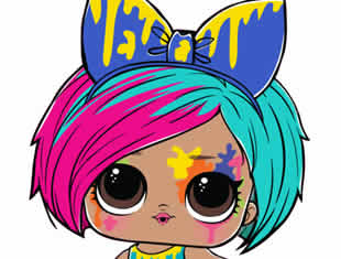 Desenho da boneca LOL