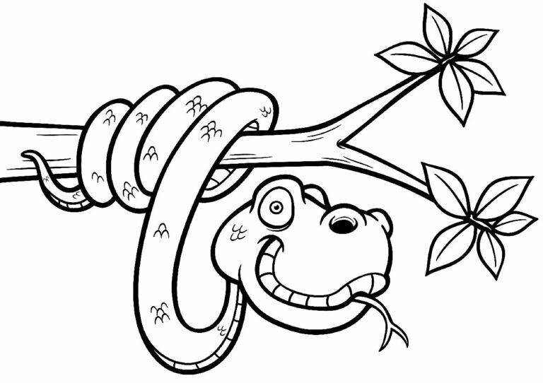 50+ Desenhos de Cobra para colorir - Pop Lembrancinhas