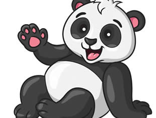 Desenhos de Panda para colorir