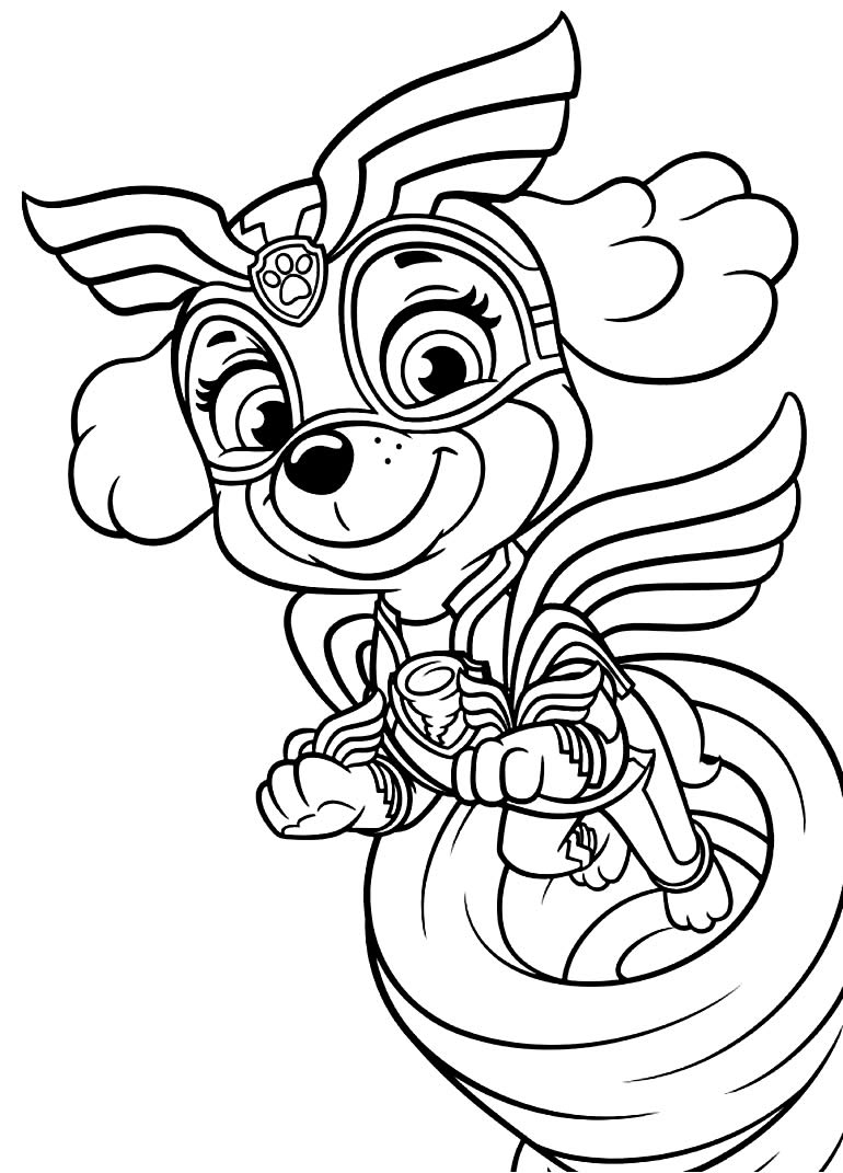 Desenho da Patrulha Canina para imprimir