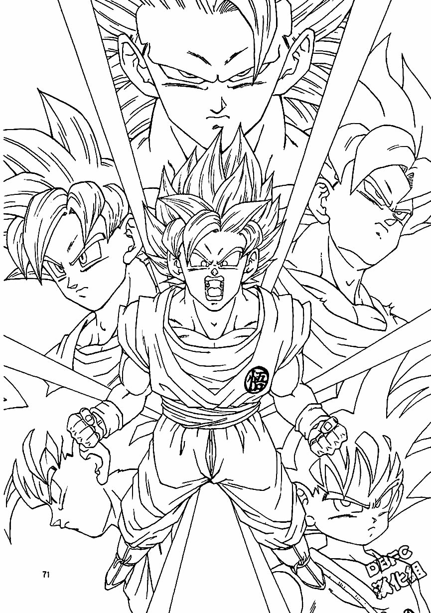 Aventuras Coloridas: Goku Criança para Colorir e Dar Vida ao Mundo