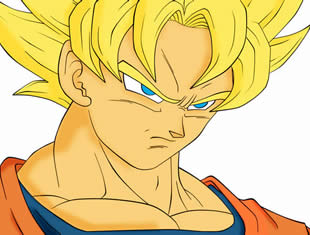 Desenho de Goku