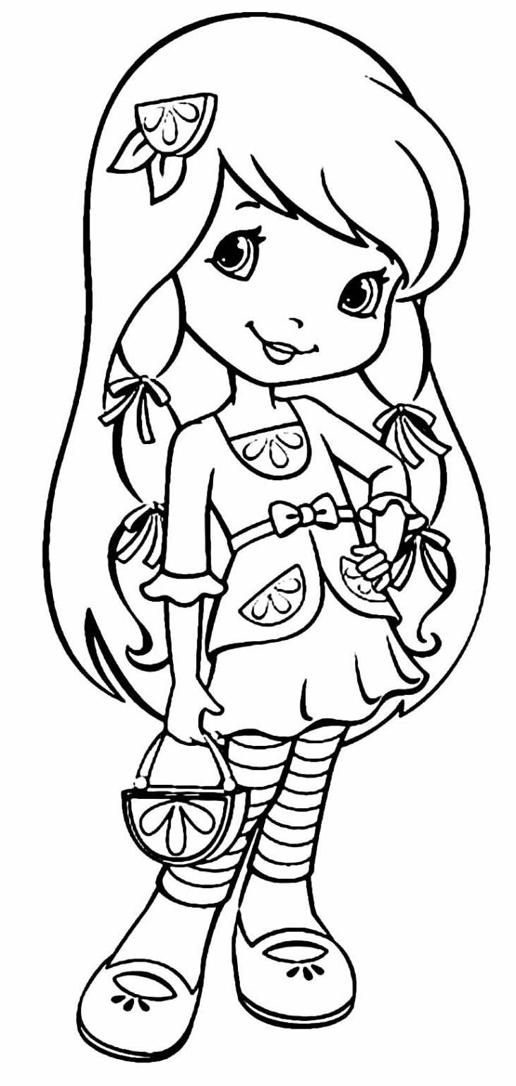 50+ Desenhos da Moranguinho para colorir - Pop Lembrancinhas