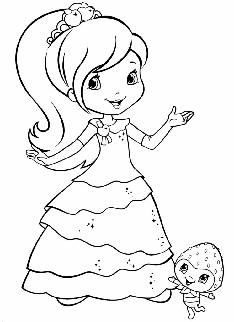 50+ Desenhos da Moranguinho para colorir - Pop Lembrancinhas