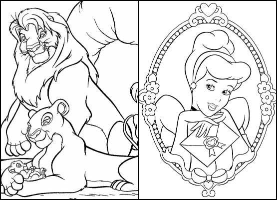 Desenhos para colorir da Disney