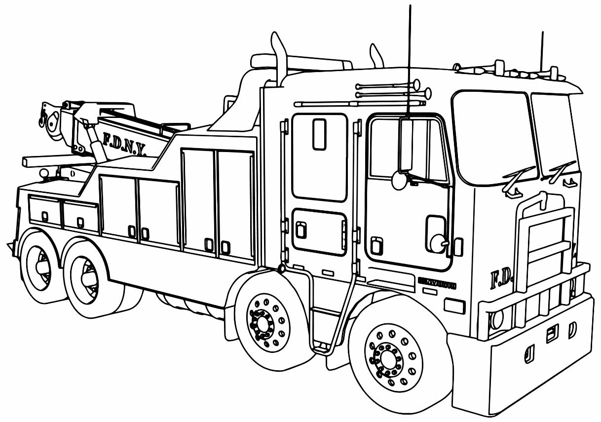 10 Desenhos de Caminhão Scania para Imprimir e Colorir!