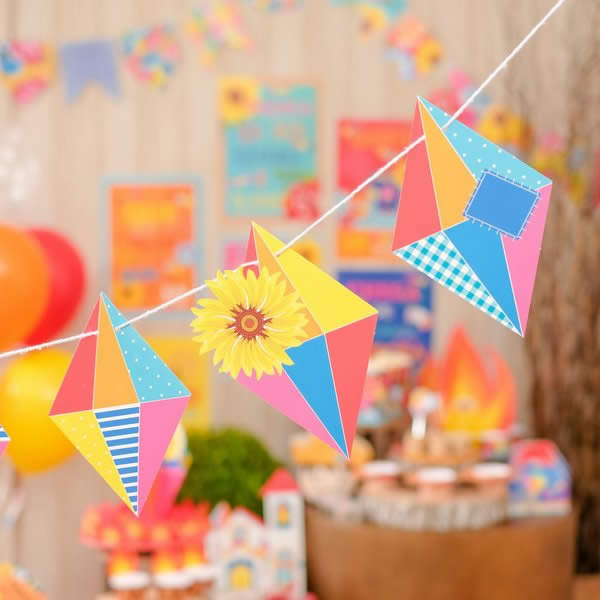Balões decorativos para Festa Junina