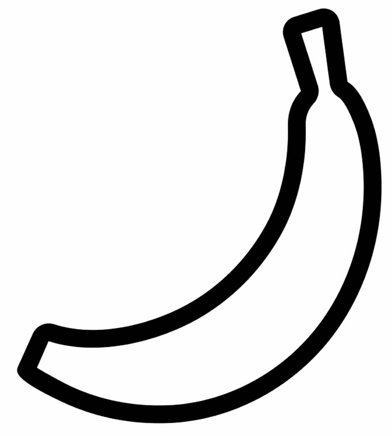 30+ Desenhos de Banana para colorir - Pop Lembrancinhas