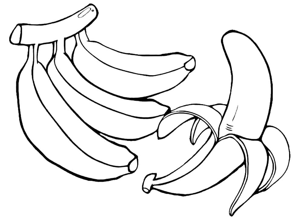 Desenhos De Banana Para Colorir Pop Lembrancinhas