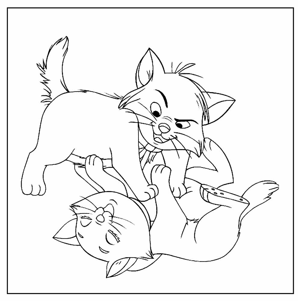 Desenhos para colorir de Gatinhos