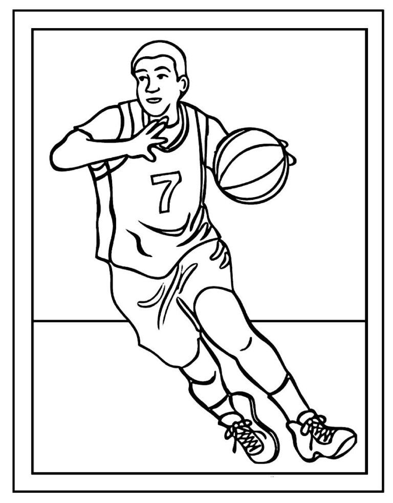 Desenhos De Basquete Para Colorir Pop Lembrancinhas