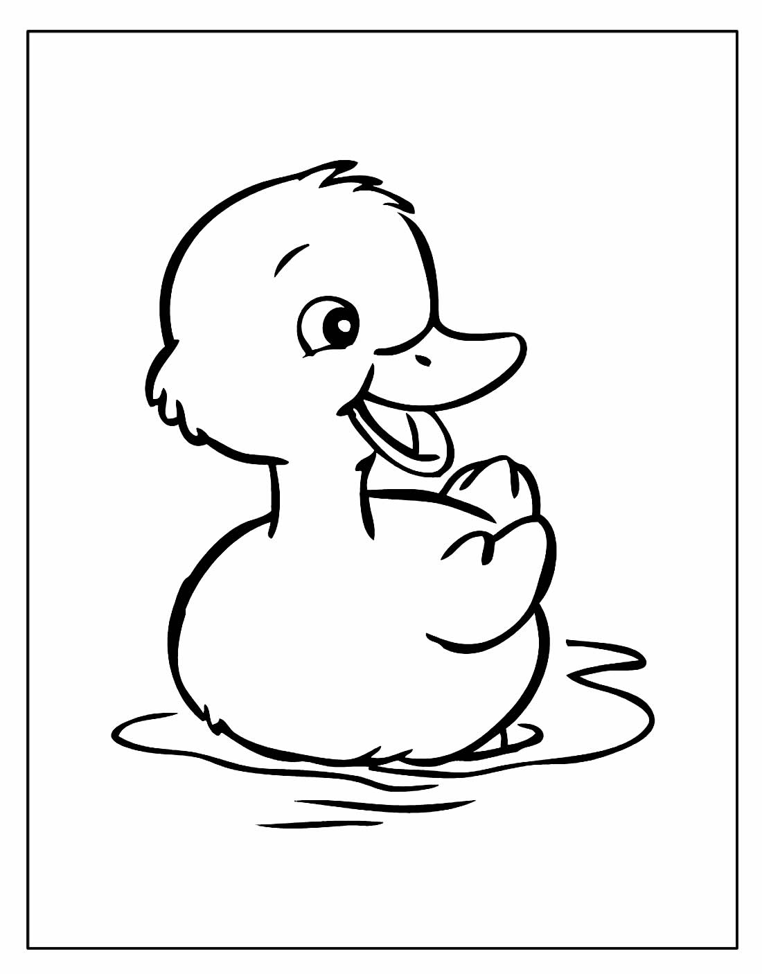 Desenhos para colorir de Pato