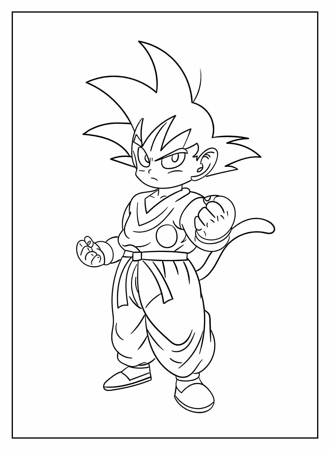 Desenhos para colorir de Goku