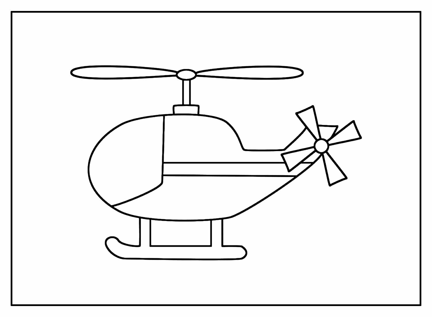 Детский рисунок вертолет