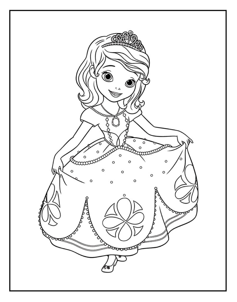 Desenho Princesa Sofia