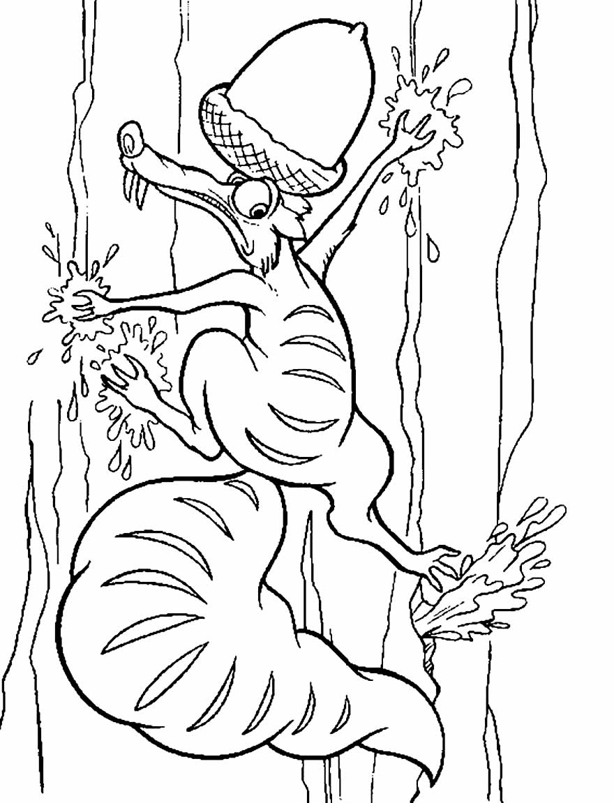 30+ Desenhos A Era do Gelo para colorir - Pop Lembrancinhas