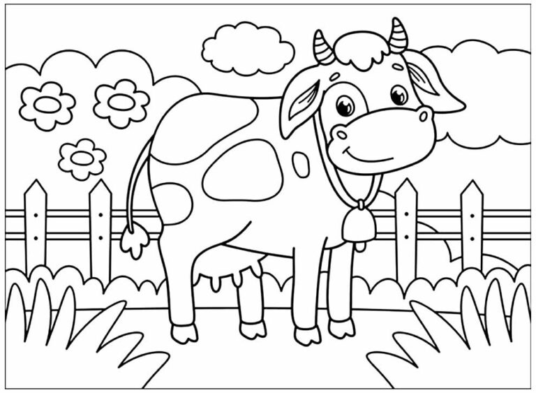 30+ Desenhos de Vaquinha para colorir - Pop Lembrancinhas