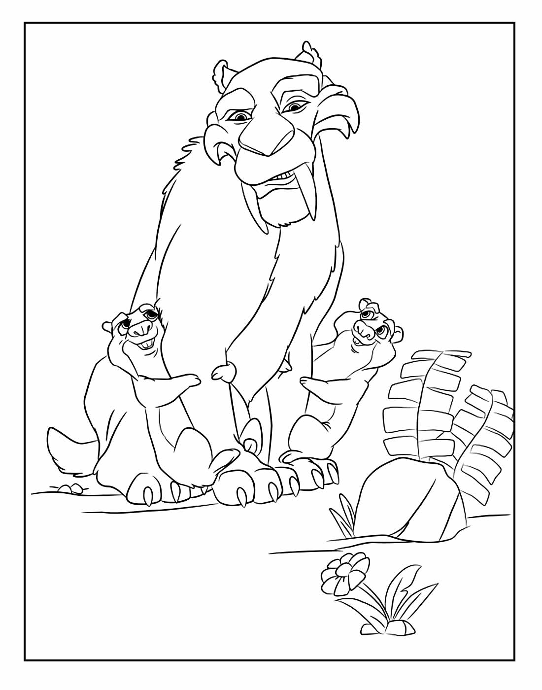 30+ Desenhos A Era do Gelo para colorir - Pop Lembrancinhas