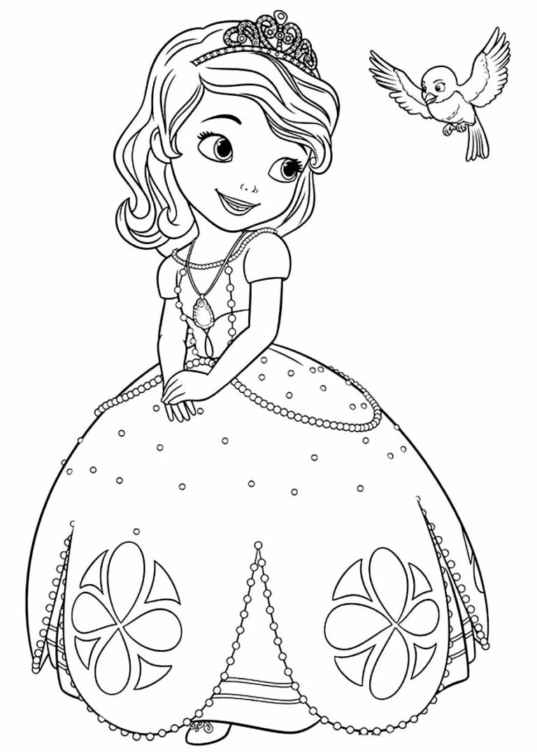 30+ Desenhos para colorir da Princesa Sofia - Pop Lembrancinhas