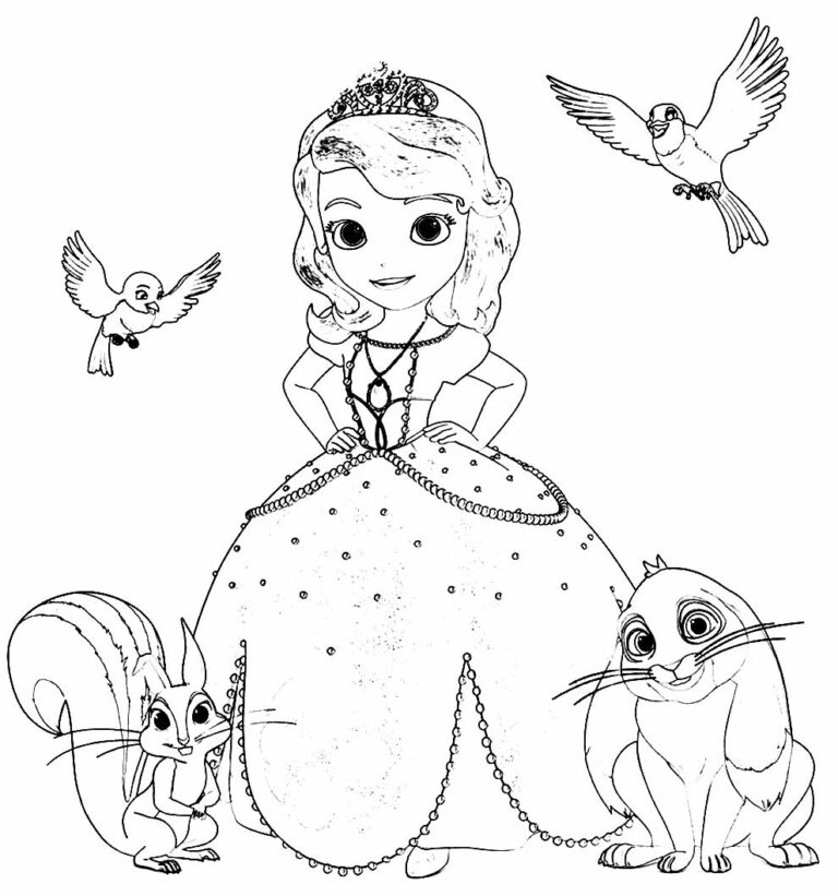 Desenhos Para Colorir Da Princesa Sofia Pop Lembrancinhas