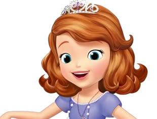 Desenhos da Princesa Sofia para pintar e colorir