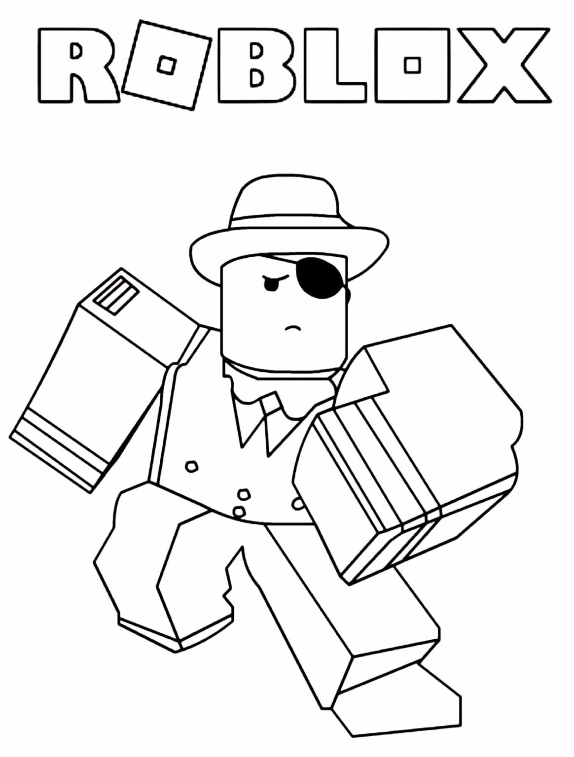 50+ Desenhos de Roblox para colorir - Pop Lembrancinhas