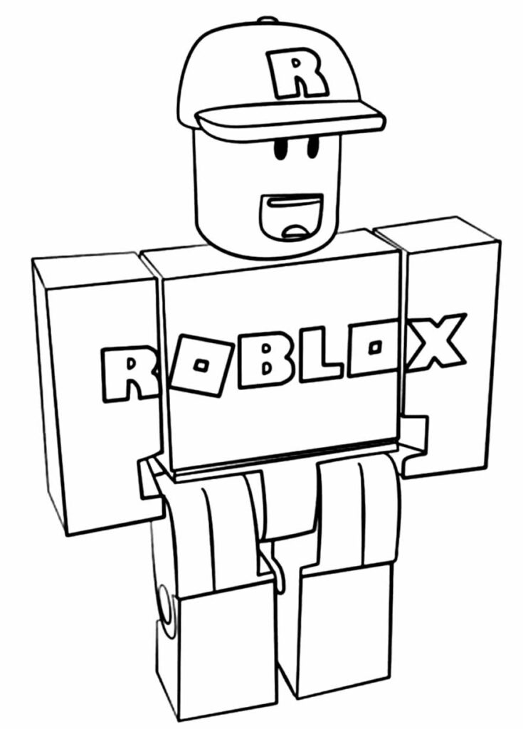 50+ Desenhos de Roblox para colorir - Pop Lembrancinhas