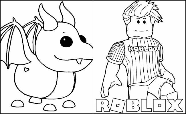 Desenhos do Roblox para Imprimir e Colorir