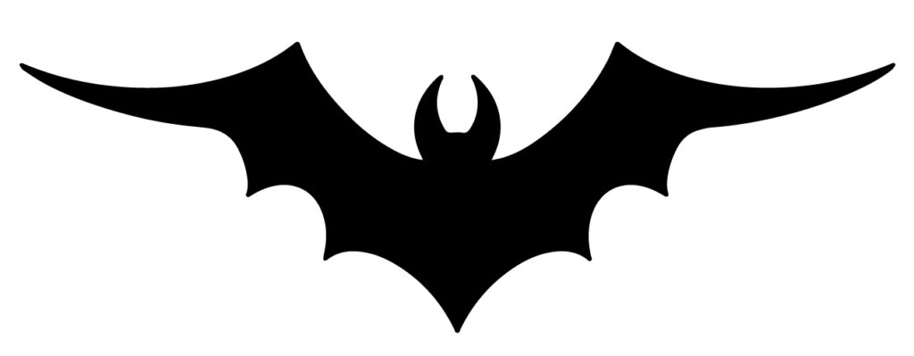 Molde de Morcego para imprimir e recortar
