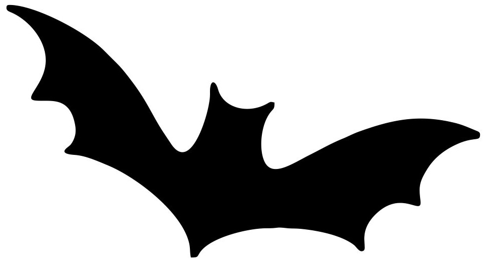 Molde de Morcego de Papel