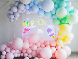 Decoração com Balões Criativa - Dia das Crianças