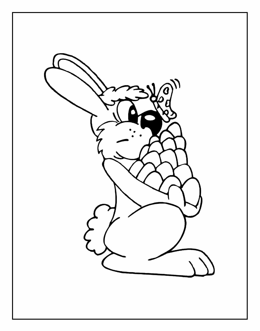 Desenho de Coelhinho para colorir