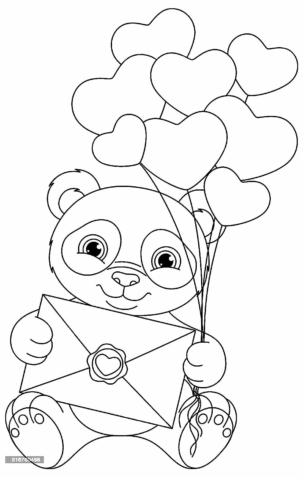 desenhos para colorir panda da luluca