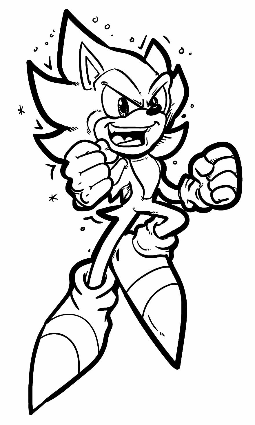 50+ Desenhos de Sonic para colorir - Como fazer em casa