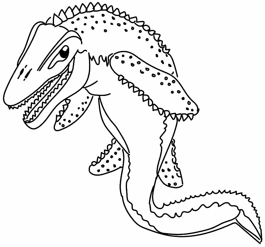 Desenhos de Dinossauro para pintar e colorir