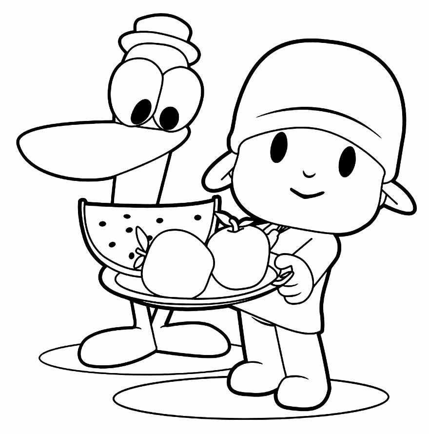 a turma do pocoyo para colorir - Como Fazer Artesanatos