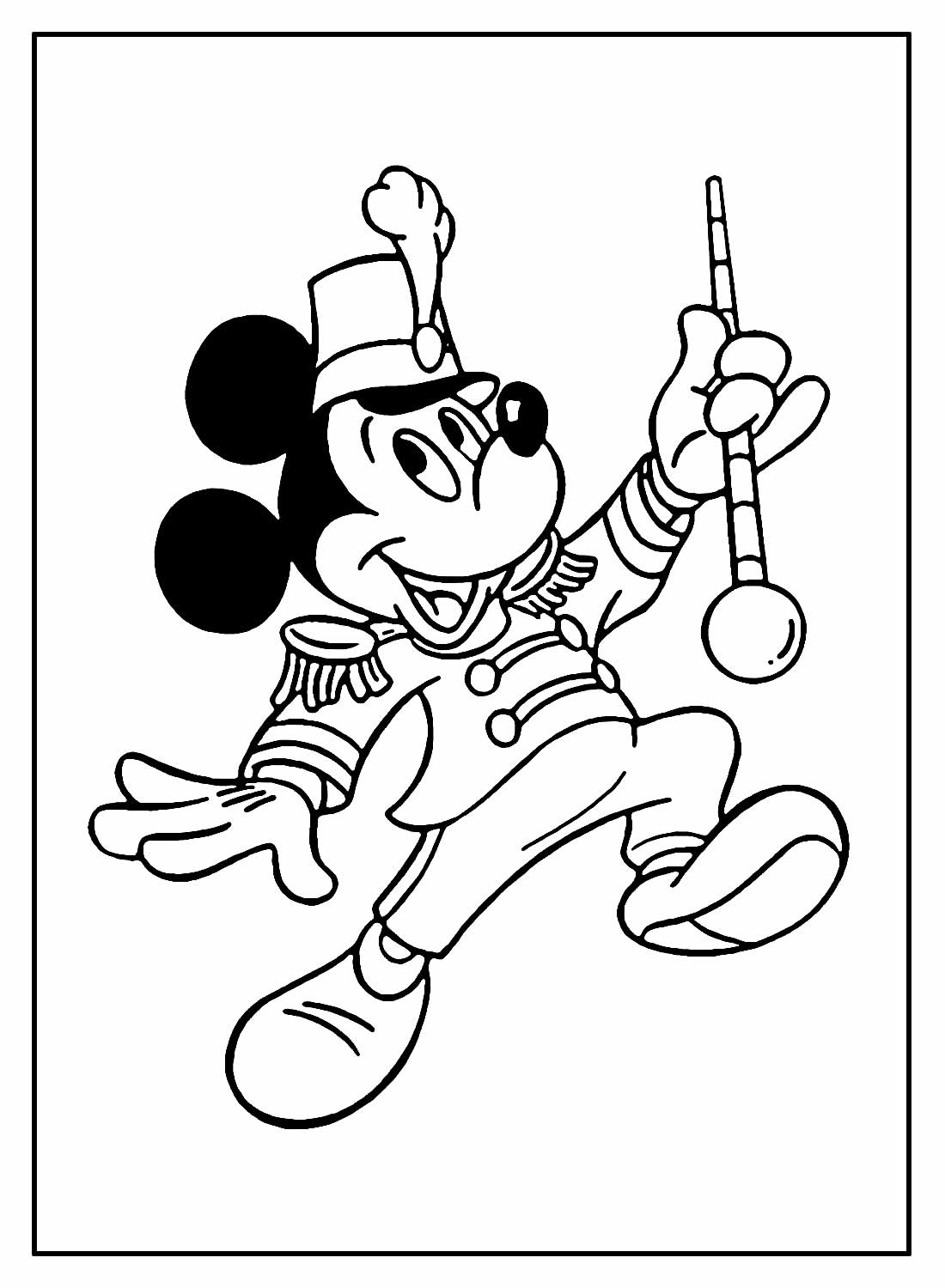 Desenhos para colorir de Mickey Mouse