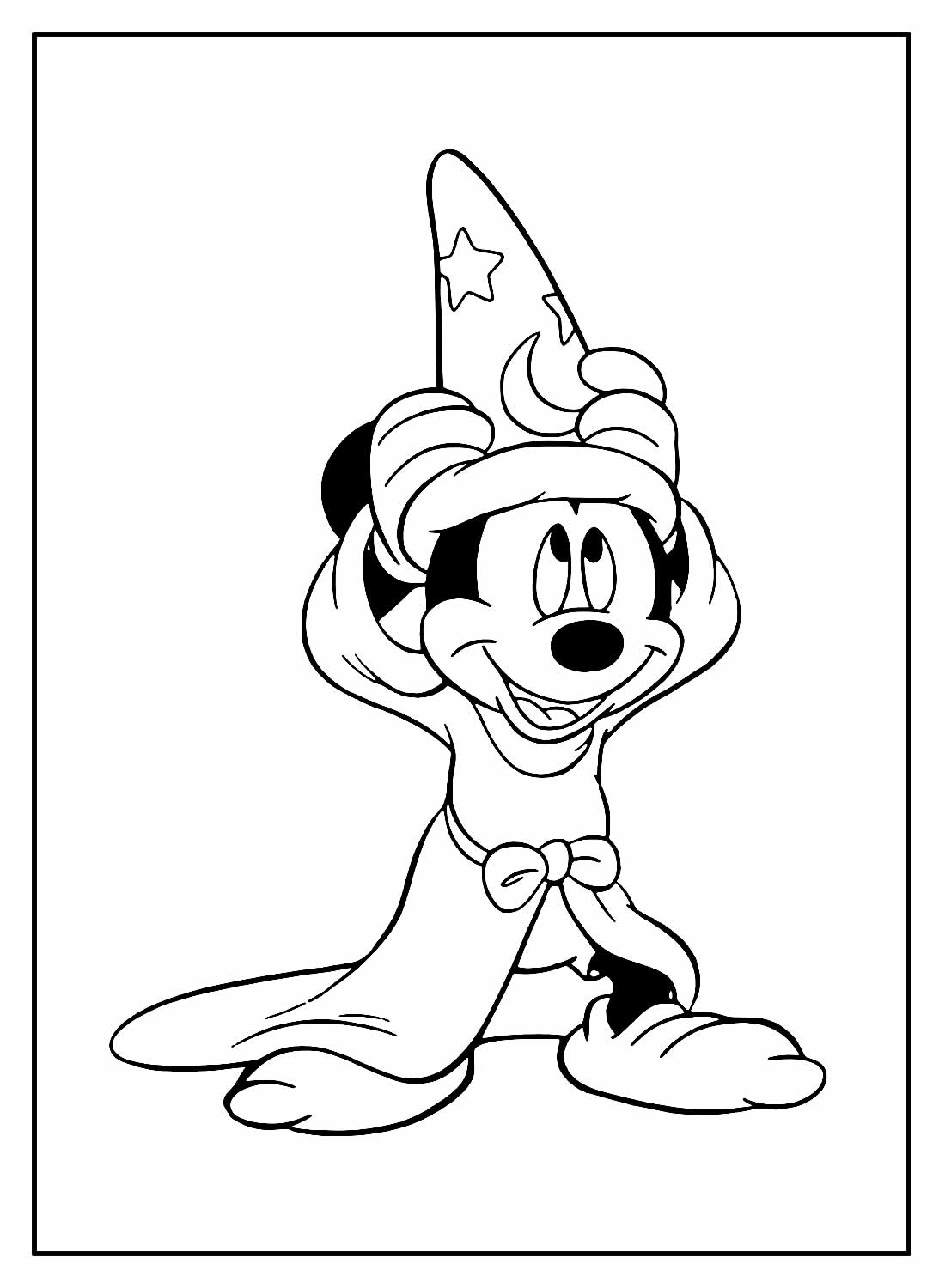 Desenhos para colorir de Mickey Mouse