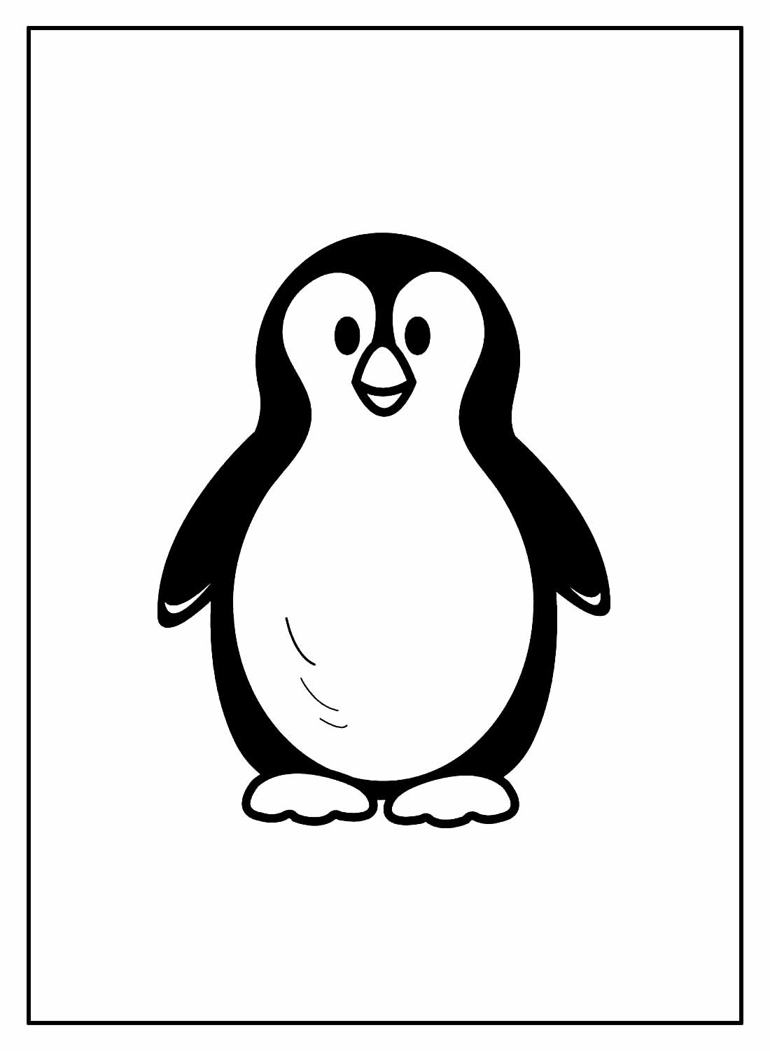 Desenhos de Pinguim para colorir