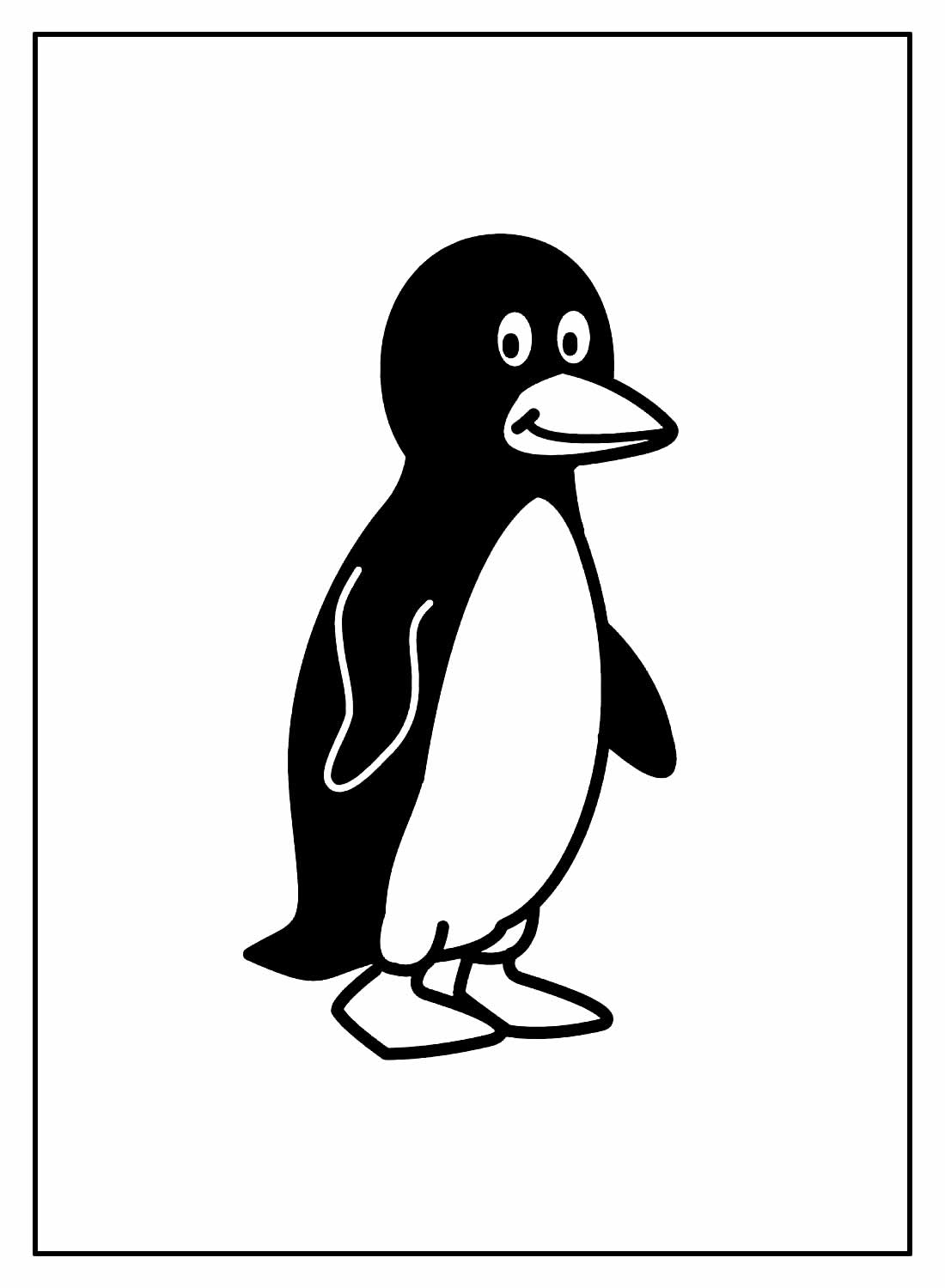 Desenhos de Pinguim para colorir