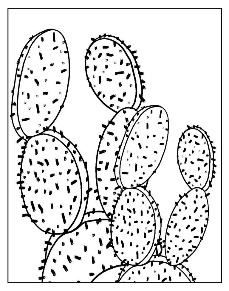 Desenhos De Cacto Para Colorir Pop Lembrancinhas