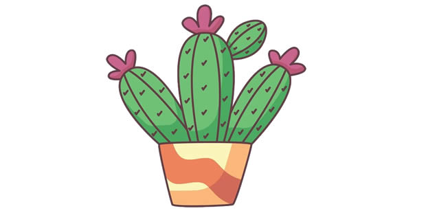 Riscos graciosos (Cute Drawings): Cactos e Suculentas (Cacti and  Succulents)