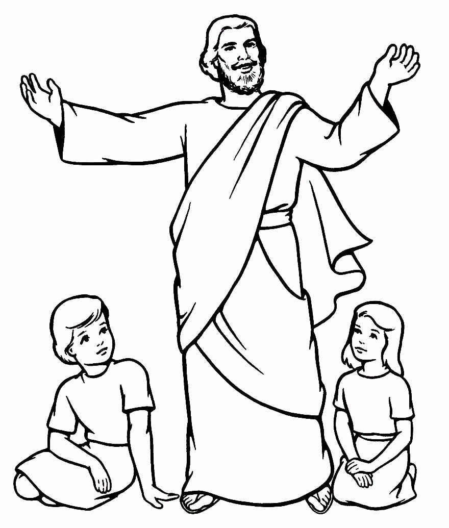 30+ Desenhos para colorir de Jesus Cristo - Pop Lembrancinhas