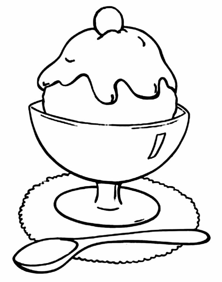30+ Desenhos para colorir de Sorvete e Picolé - Pop Lembrancinhas