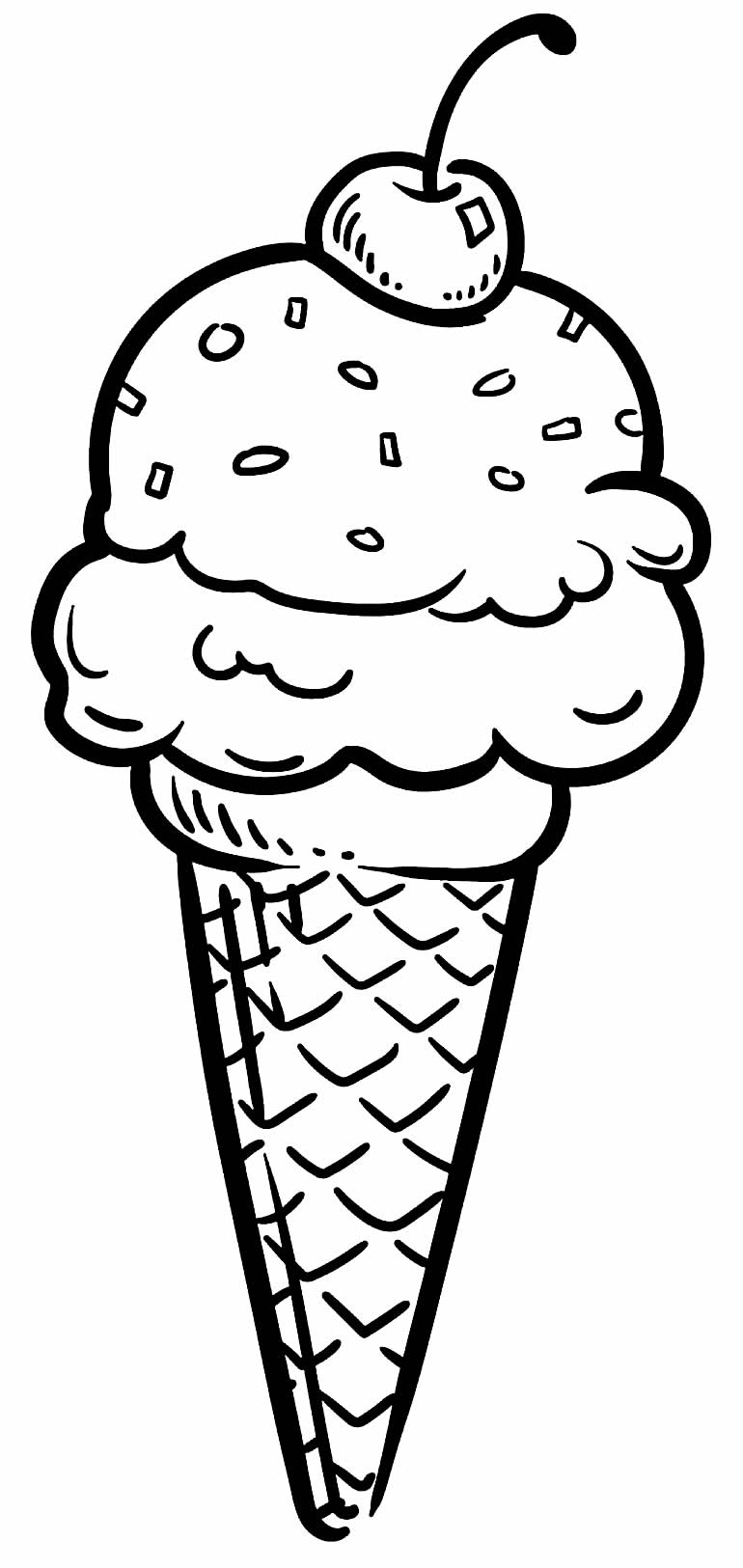 30+ Desenhos para colorir de Sorvete e Picolé - Pop Lembrancinhas