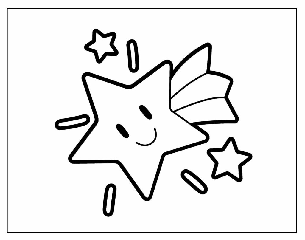 Desenhos de Estrelas para colorir