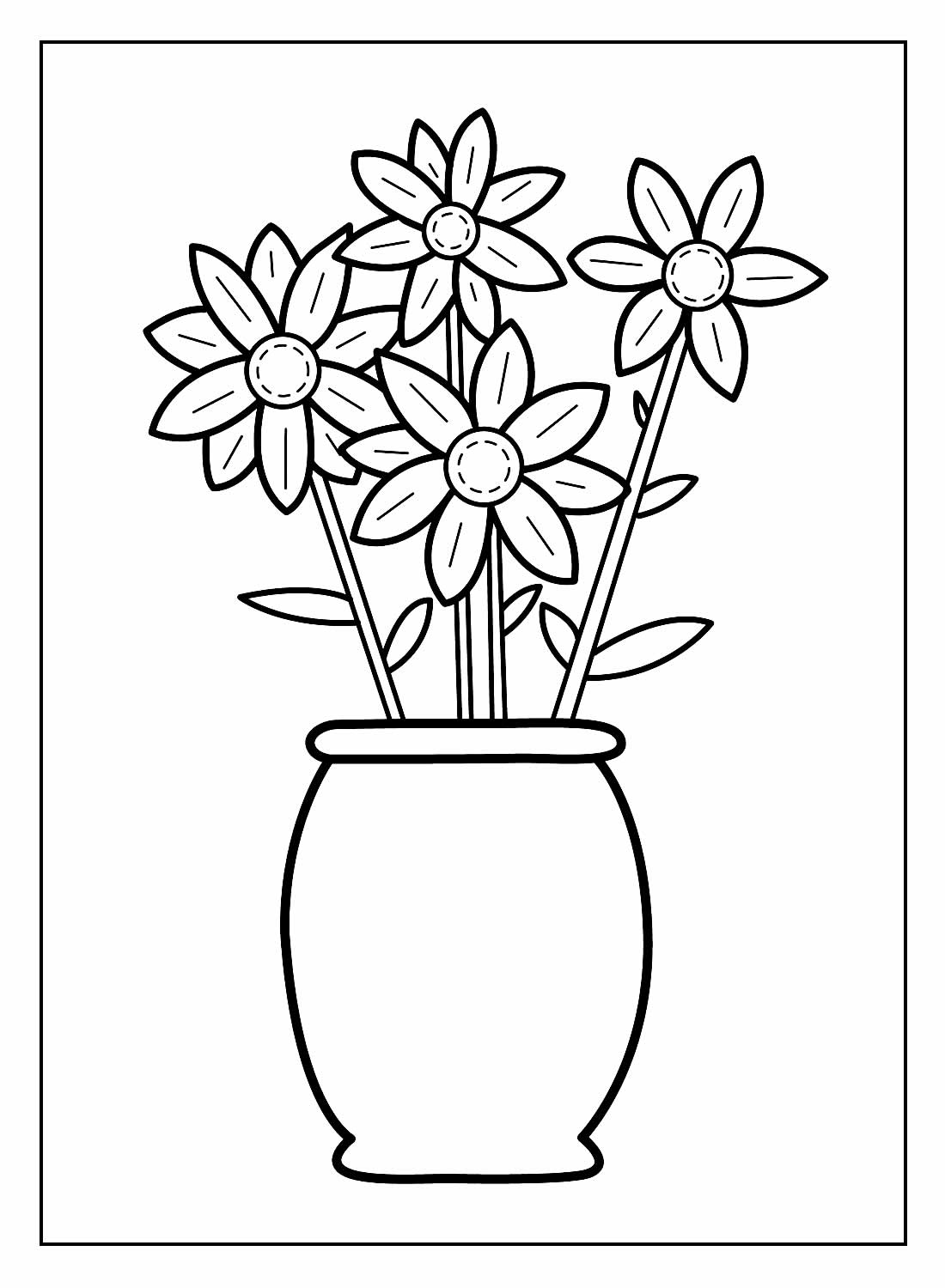 50+ Desenhos de Flores para colorir - Pop Lembrancinhas