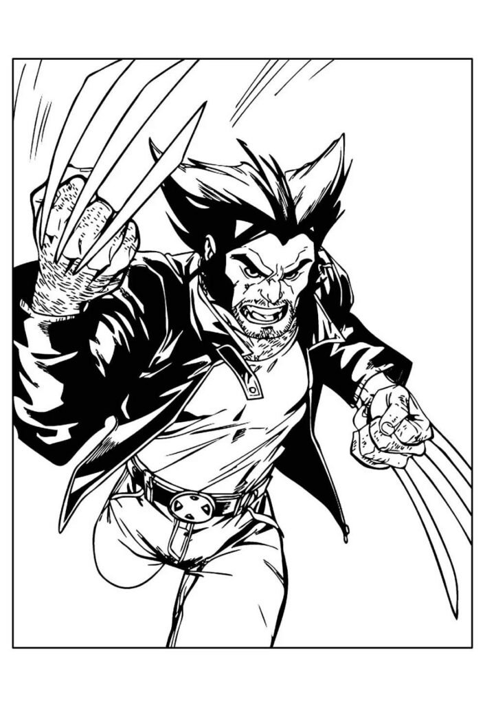 Wolverine para pintar