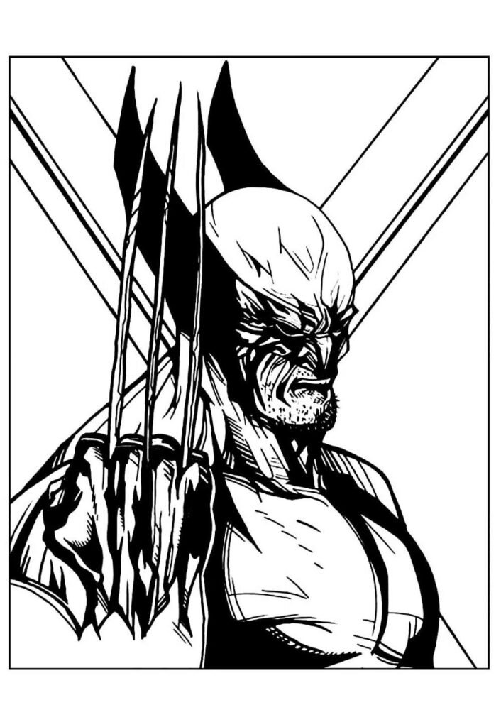 Desenho de Wolverine