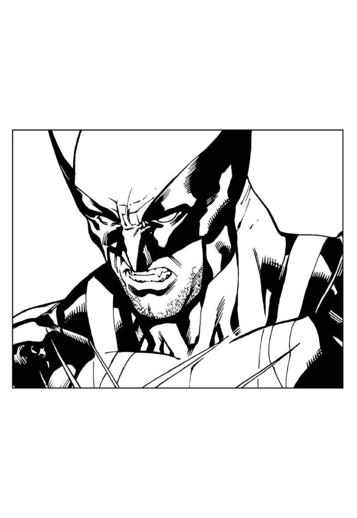 Desenho de Wolverine